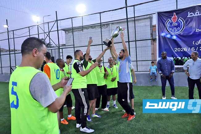 حقل الوفاء يحصد لقب بطولة المرحوم سالم الشوشان لكرة القدم الخماسية بعد نهائي مثير