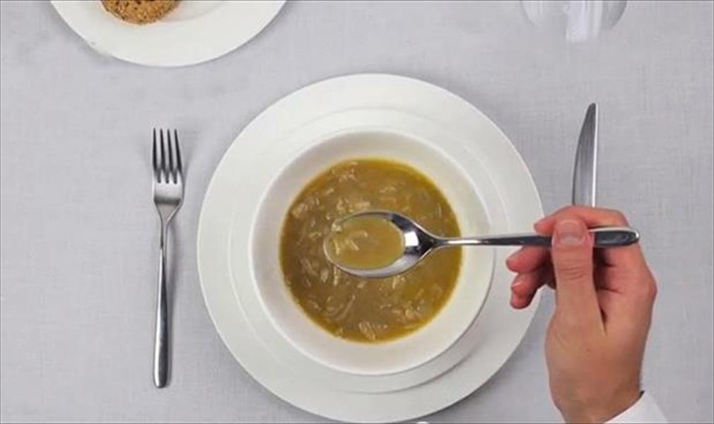 إتيكيت تناول الحساء
