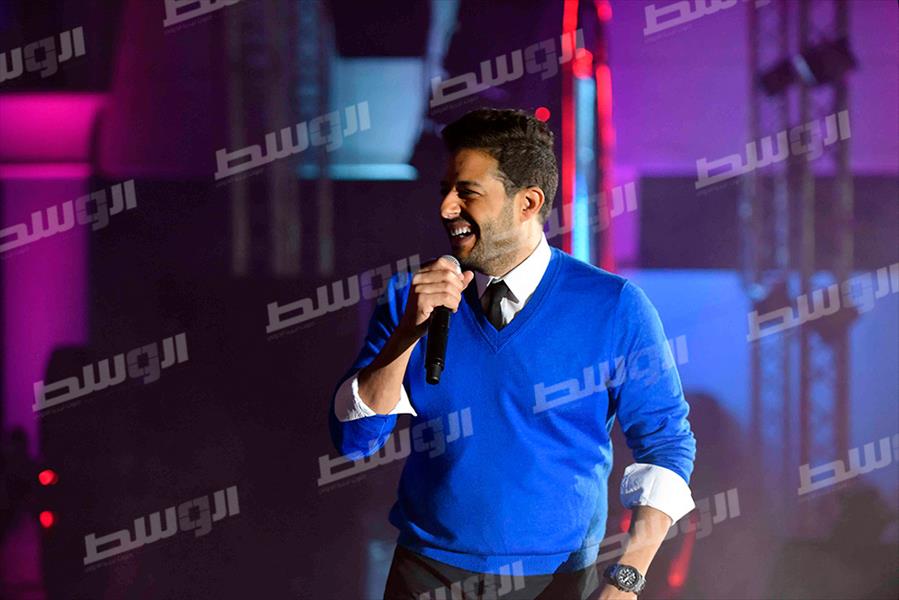 بالصور: محمد حماقي ووائل كفوري يشعلان «بورتو كايرو»