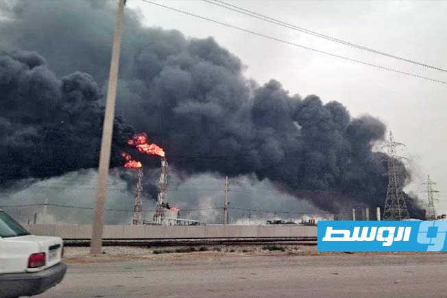 قصف أميركي - إسرائيلي على مجمع للبتروكيماويات في جنوب غرب إيران