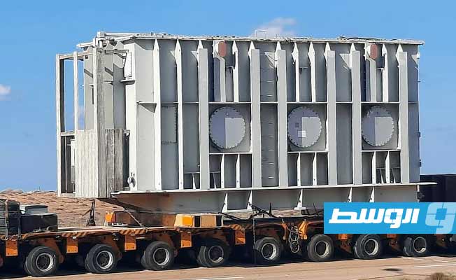 شركة الكهرباء: وصول محول إلى محطة تحويل الخليج في سرت