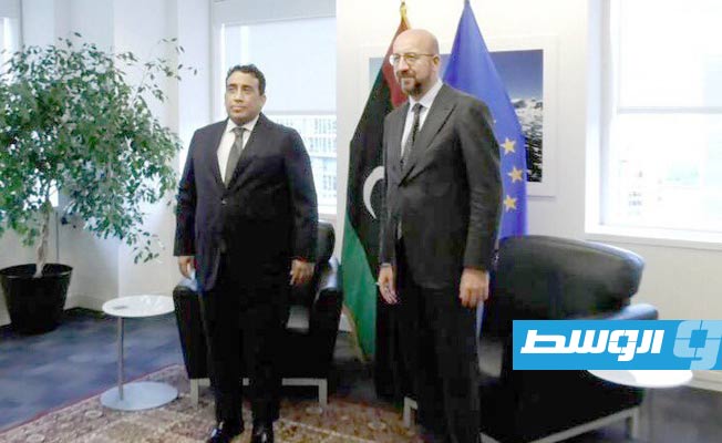 المنفي يشيد بالجهود الأوروبية لدعم العملية السياسية وإجراء الانتخابات في ليبيا