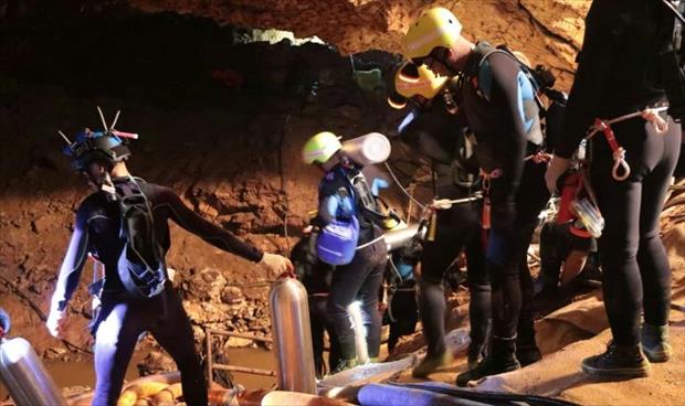 إنقاذ ثمانية من الفتيان الـ13 العالقين في كهف تايلاندي
