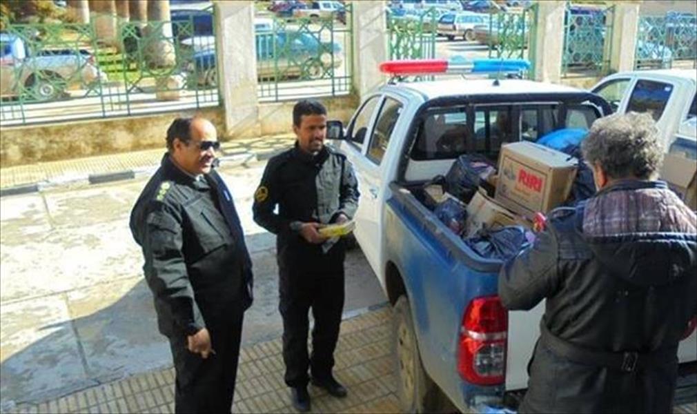 الحرس البلدي في شحات يُعدم مواد غذائية مُنتهية الصلاحية