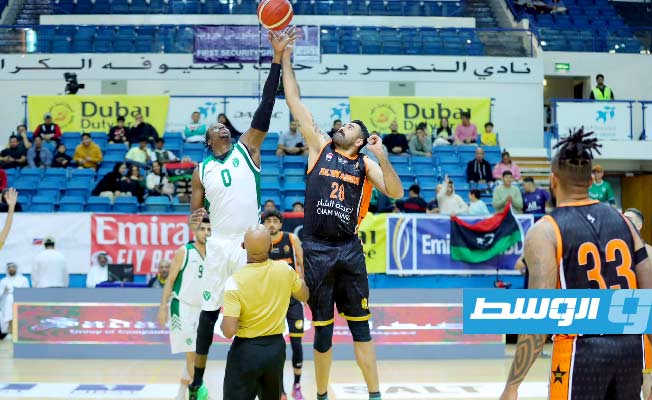 بالفيديو.. النصر الليبي يخسر ثاني مواجهاته في بطولة دبي لكرة السلة