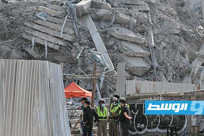 3 قتلى على الأقل بانهيار مبنى في تايلاند إثر زلزال قوي