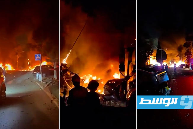 جيش الاحتلال يعلن إصابة عدة مواقع بعد وابل من الصواريخ الإيرانية (فيديو)