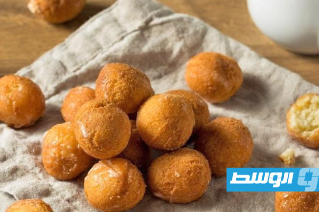 طريقة عمل لقيمات الكاسترد والنشا