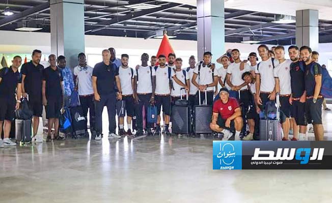 وصول بعثة الملعب التونسي لمواجهة الأهلي طرابلس وديًّا