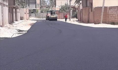 صيانة 4 طرق داخل مصراتة