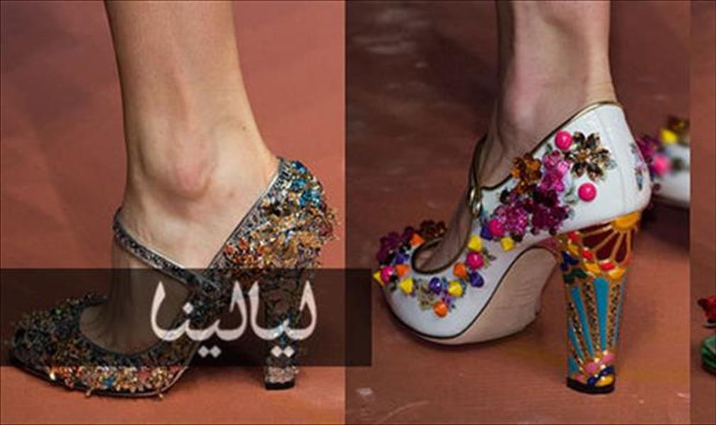 تألقي بهذه الأحذية المفعمة بالفن والأناقة