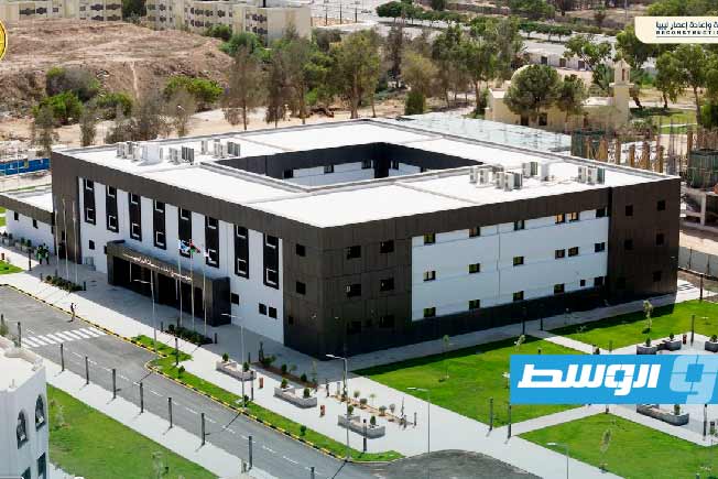افتتاح مجمع قاعات دراسية وملاعب في جامعة سرت