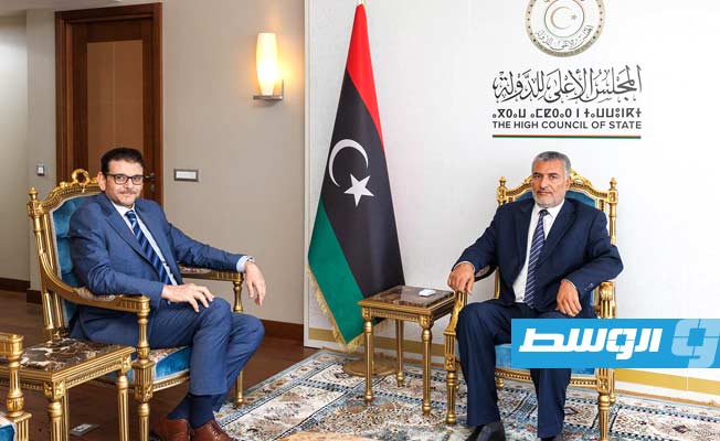 تكالة يؤكد لرئيس «العدالة والبناء» أهمية التعاون مع الأحزاب في العملية السياسية
