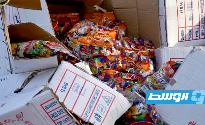 إعدام 1980 صندوق حلوى في طبرق لاحتوائها على مواد مسرطنة