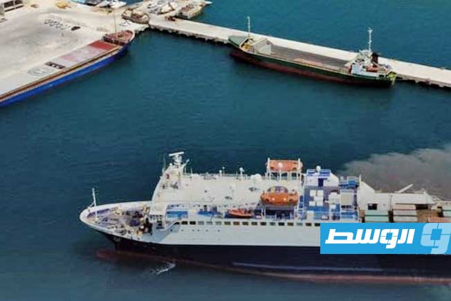 تدشين أول خط ملاحي مباشر إلى ميناء سرت