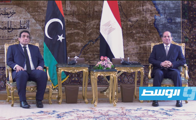 السيسي يستقبل المنفي في قصر الاتحادية بالقاهرة