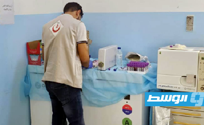 مصرف الدم المركزي في سبها يدشن منظومة إلكترونية للمتبرعين