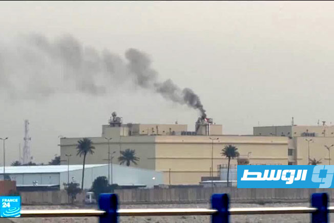 اندلاع حريق في فندق ببغداد بعد هجوم بالطيران المسيّر على السفارة الأميركية