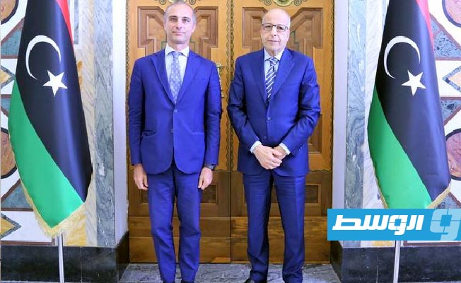 الكبير والسفير الإيطالي يتطلعان لاستمرار التعاون الإيجابي بين البلدين