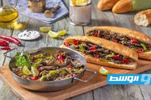 كبدة بالثوم والفلفل الحار