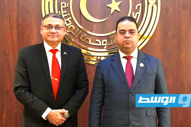العابد يبحث مع سفير بنغلاديش تنظيم العمالة ومكافحة الهجرة غير النظامية