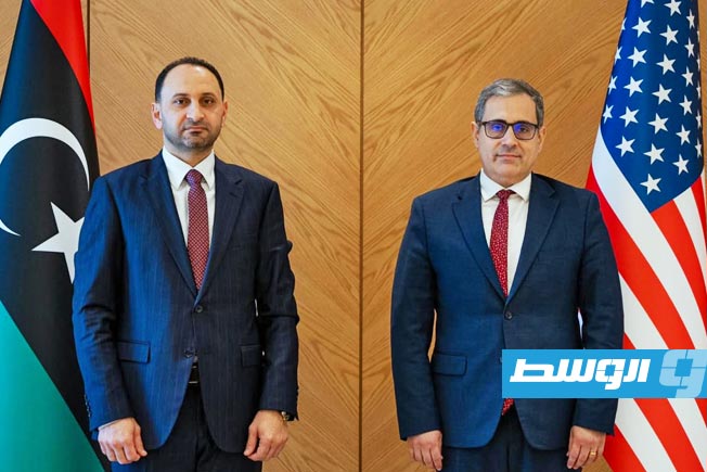 القائم بالأعمال الأميركي يبحث مع العريبي خطط صندوق الإعمار