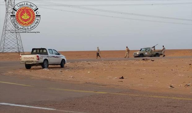 دوريات أمنية جنوب سرت للبحث عن خاطفي قاضٍ ووكيل نيابة من محكمة ودان