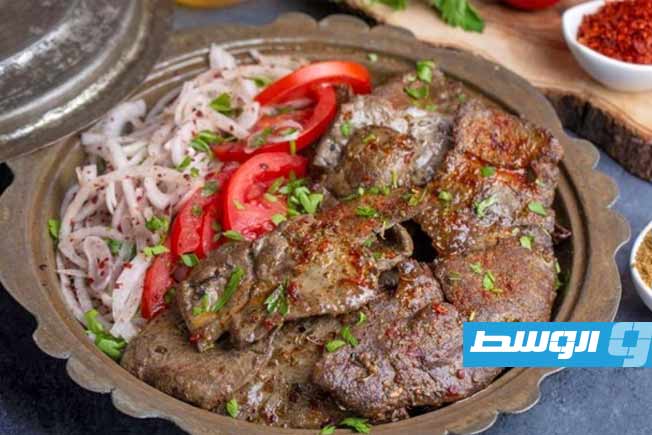 كبدة الخروف لغداء العيد