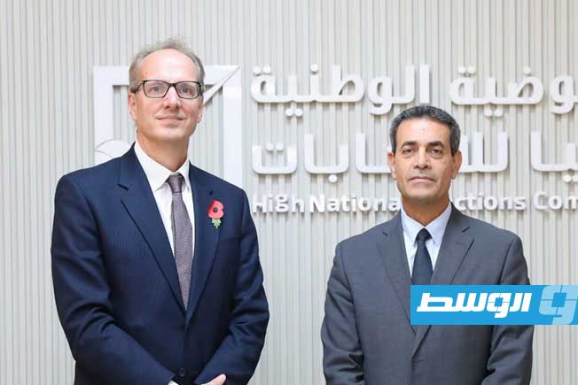 السايح يبحث مع السفير البريطاني مستجدات الانتخابات البلدية