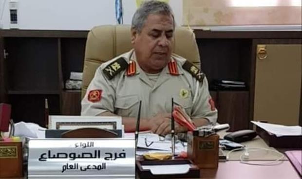 المدعي العسكري للقيادة العامة: التحقيق والإحالة للمحاكمة لمستخدمي الأسلحة النارية في المناسبات الاجتماعية