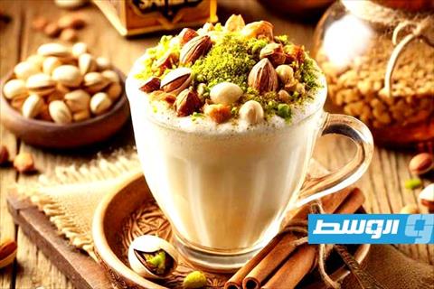 سحلب بالمكسرات على الطريقة المصرية