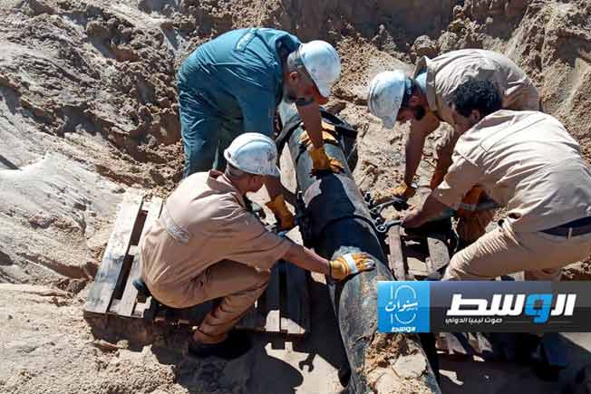 السيطرة على تسرب نفطي بخط شحن الخام في حقل السرير