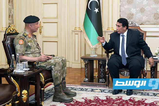 الحداد يقدم إحاطة للمنفي حول مدى الاستجابة لإخلاء طرابلس من المظاهر المسلحة