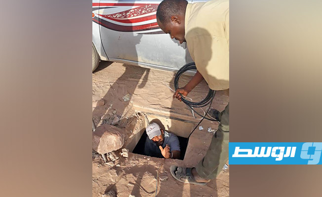 مصدر فني: الانتهاء من صيانة الكوابل البصرية بمدخل سبها الجنوبي