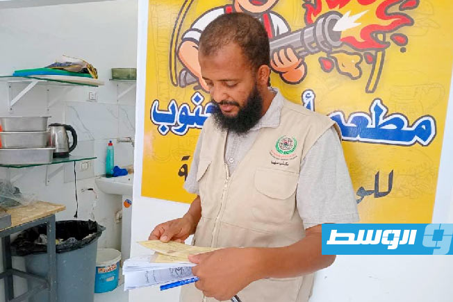«الرقابة على الأغذية»: غلق مطعم في سبها (صور)