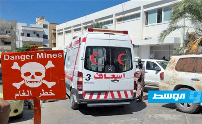 ثلاثة قتلى و4 جرحى مدنيين ضحايا الألغام ببنغازي خلال مارس وأبريل
