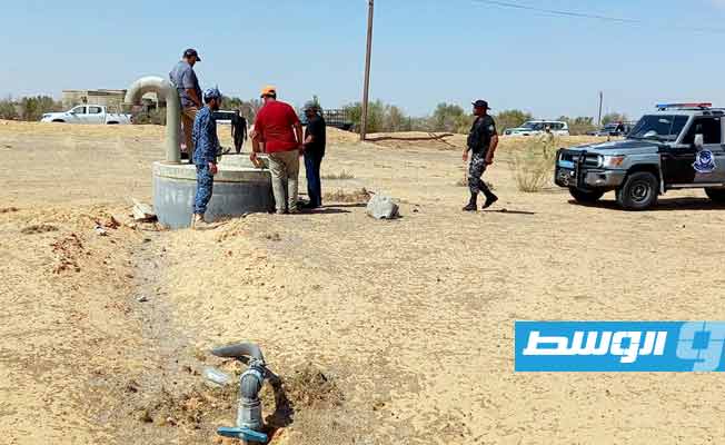 إزالة التعديات على 10 محطات بمسار النهر الصناعي بوادي الربيع إلى سيدي السايح