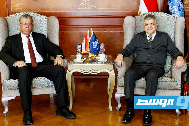 هيئة قناة السويس و«إعمار ليبيا» تبحثان التعاون في التدريب البحري وتطوير الموانئ