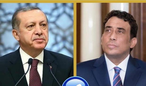 المنفي يبحث مع إردوغان الوضع في ليبيا وتونس