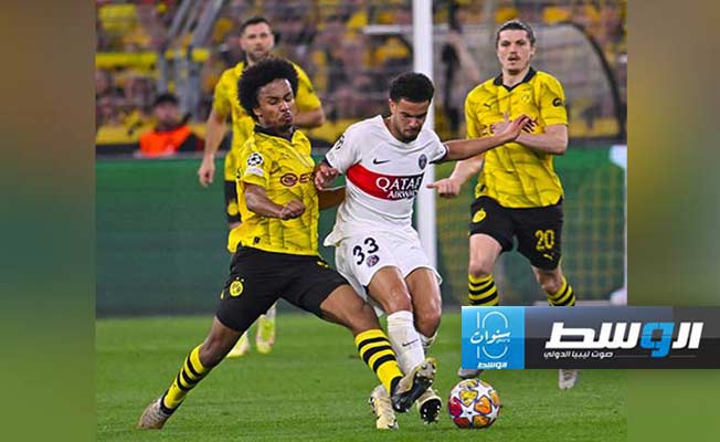 دورتموند يهزم باريس سان جرمان 1-0 ذهاباً في نصف نهائي دوري أبطال أوروبا