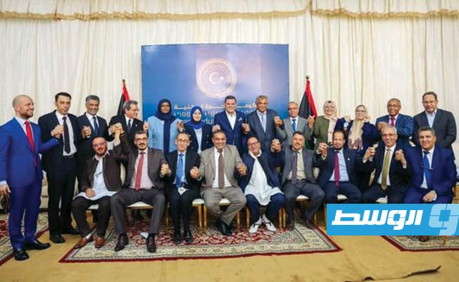 الدبيبة يقيم حفل معايدة بحضور القطراني وعدد من الوزراء