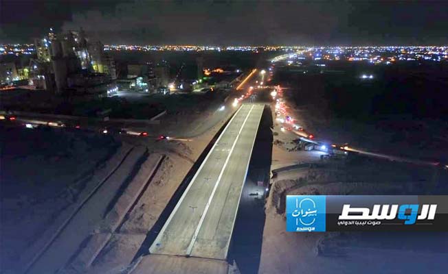 بلدية بنغازي: جسر الهواري في مراحله النهائية
