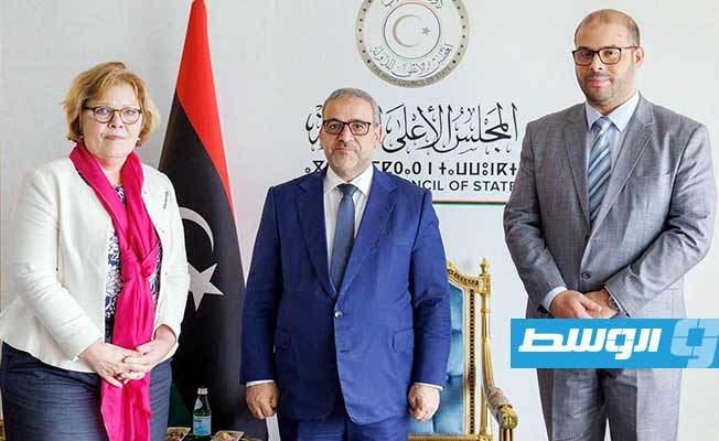المشري لمساعدة وزير الخارجية الأميركي: مجلس الدولة يدعم أية جهود واضحة تفضي لعقد الانتخابات