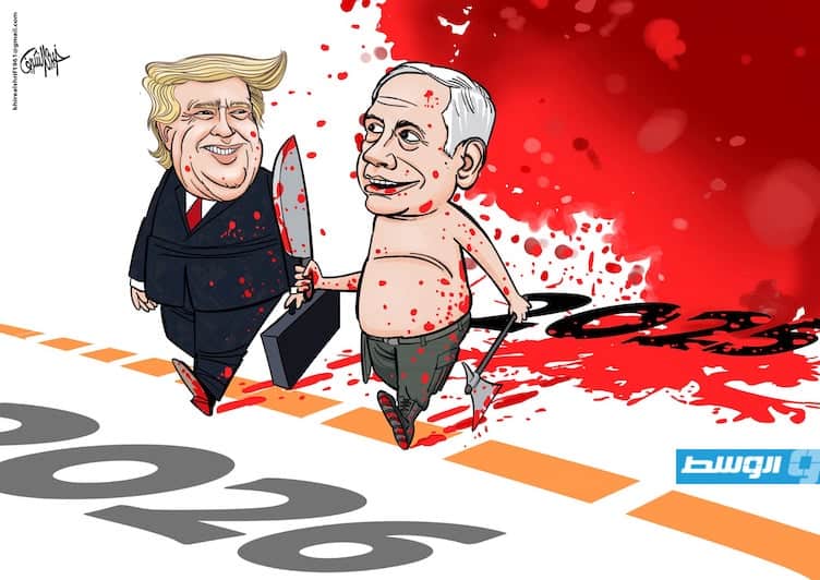 كاريكاتير خيري - نتنياهو 2025