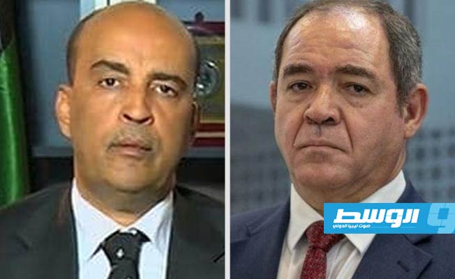 الكوني يوضح لبوقادوم أهمية فتح المعابر الحدودية بين ليبيا والجزائر