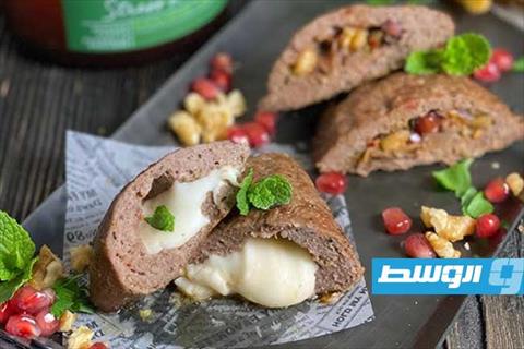 كفتة لحم بالجبن والتوابل