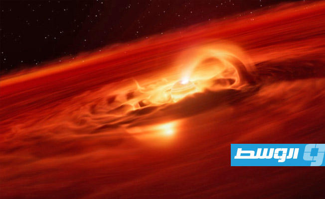 رصد كوكب هائم يبتلع الغاز والغبار بمعدل هائل