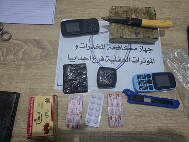 ضبط شخصين بحوزتهما مخدرات متنوعة في أجدابيا