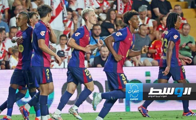 الوافد الجديد «أولمو» يقود برشلونة لفوزه الثالث المثير في «الليغا»
