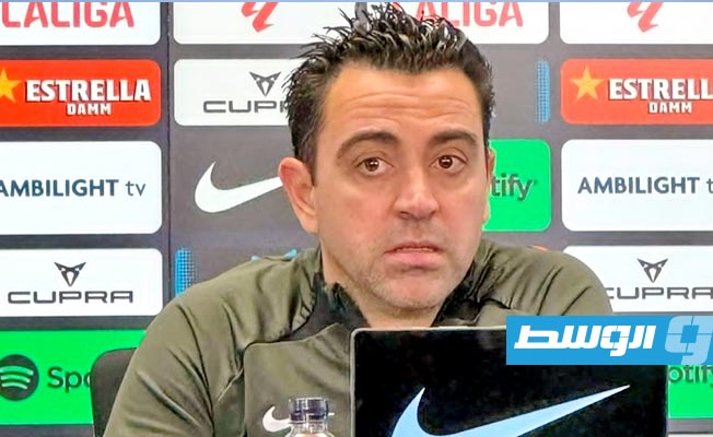 تشافي يعلن رحيله عن تدريب برشلونة قريبًا